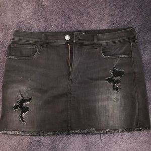 Express denim skirt